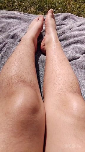 Hairy Legs at the Lake