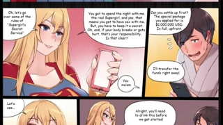 Supergirl - super escort sells superpussy for a million dollars