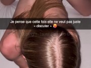 Snapchat - française trompe son mec en direct sur snap !