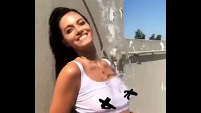 Los pezones mojados de Oriana Sabatini