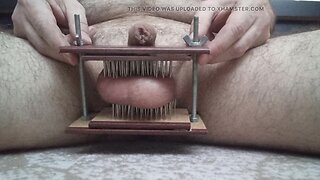 Egg needle crafting.