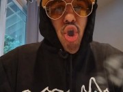 POV of Hot Sauce CEO working from home