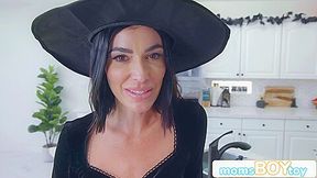 Seductive Witch Venus Valencia Uses Big-dick Stepson As Her Sex-treat For Halloween