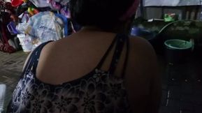 Mature woman&#039;s back