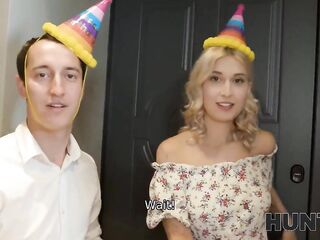 Hunt4K. For Money Fortunate Dude Manages To Screw Golden-Haired In Front Of Her Boyfriend