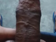 Early morning jakol sa garahe...part 2 (CUM shot)