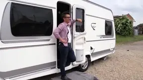 Circus clown BBW takes a wild double penetration ride