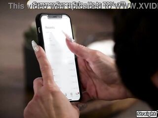 Tiny bazookas flight attendant Aila Donovan seduces a married dude for a quickie.This dude can't withstand the milf and licks and fingers her shaved twat