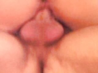 Older Brunette hair Urinates Wildly and Flaunts Bulging Rosebud