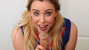 ”Cheerleader Milks His Shaft”