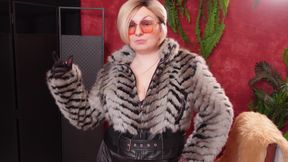 Hot Fur Coat Collection - Part 3. Fetish MILF Arya Grander