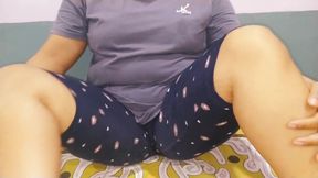 Asian Wife Trying to Cum Solo