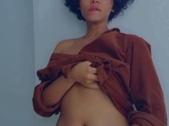 Big-Titted Latina Masturbates for Strangers on Snapchat
