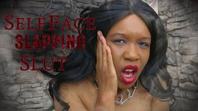 self face slapping slut - submissive slut dirty talk face slapping in 1080