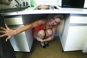 French couple tests her beautiful blonde anal hole