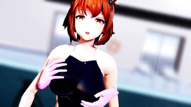 3D Hentai Music Video with 陸奥ダンス PLAY