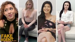 Fucking Hot Wanna Be Models all over my OFFICE - Sex Porn