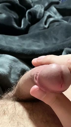 Bouncing my dick in my own cum