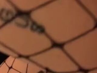 whore in fishnets