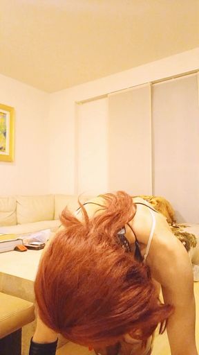 Hot Tammysissy Putting a Dildo in Her Hot Ass