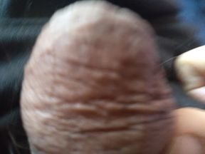 gay man entertains his very hard dick