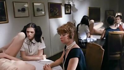 Lovely MILFs in hardcore sex scenes form vintage porn movie