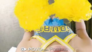 POVD Huge Cum Facial Blonde Gets Pounded Hard