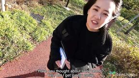 Moeka Tachibana &mdash;  27 &mdash;  enjoys her first adult film experience