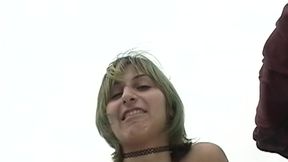 Orange Bikini Paddling