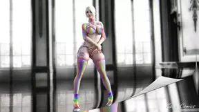 stepsis wearing rainbow lingerie fucked and creamepied by Blackman - Interracial BBC - sassyComics