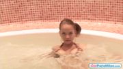 Teen Paris Milan Teasing in the Bath