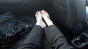 LANA NOCCIOLI The BEST SELLERS – Showing my FEET in a Uber Ride