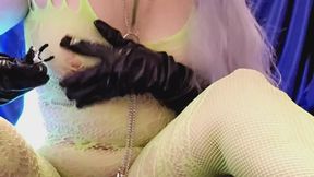 Putting on my NIPPLE and PUSSY CLAMPS with bells