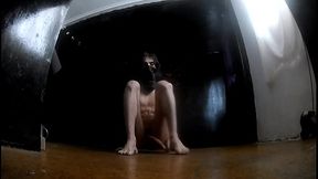 gay crossdresser anal with big dildo and footjob