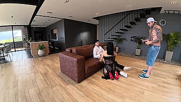 BTS - Danner Mendez and Katty Blake in real and passionate sex