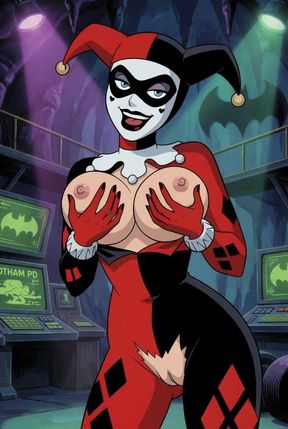 Tight Bald Ass Pussy Harley Quinn Teasing