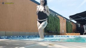 Pool Sex Pegging Rimjob and Fun