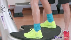 Fitness Rooms - Asian Paula Shy's Curvy Ass Looks so Fine, Jiggling Away on the Butt Toning Machin