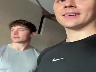 Hot guys at the shower
