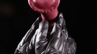 Masturbating anthro horse and horsecock cumming in slow motion onto its face