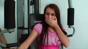Sexy redhead with perfect tits gets her wet wet pussy fucked