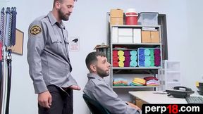 Gay Officers Make a Compromise in Uniform for Steamy Workplace Action