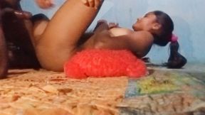 StepBrother fucked Stepsister naked and put cock in her mouth. Part 2