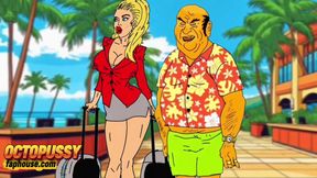 Married Bitch Sucks BBC and Gets Fucked in a Hawaii Hotel