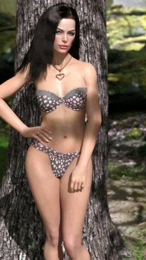 Exciting Games: Exciting Games Husband Takes Sexy Photos From His Wife In Bikini In The Nature Ep.12   Clip 2