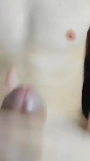 Close up Masturbating with Cumshot