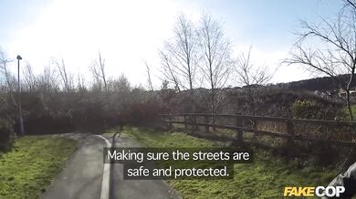 British Blonde Housewife Fucked at Home by Policeman - Fake Cop