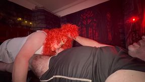 Part 2:- Marie gets taken into the vampire room to please her owners!