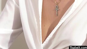 She-Male daisy fucks college dudes stepdad