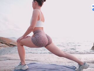 Yoga Whore Learns the Solely Pose That Matters – Face Down, Booty Up